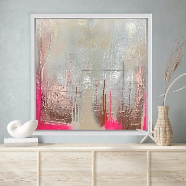 Neon Shock - deep edge canvas 50cm x 50cm