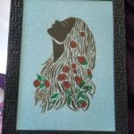 Girl Silhouette (10" * 10")