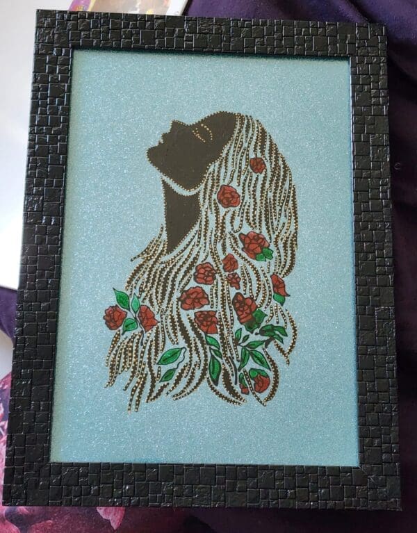 Girl Silhouette (10" * 10")