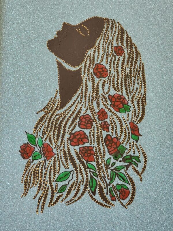 Girl Silhouette (10" * 10") - Image 2