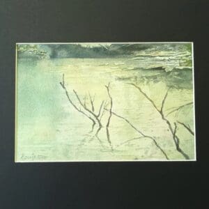 Original framed Watercolor painting