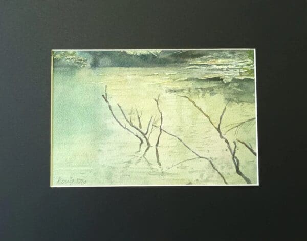 Original framed Watercolor painting