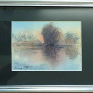 Original framed watercolor painting
