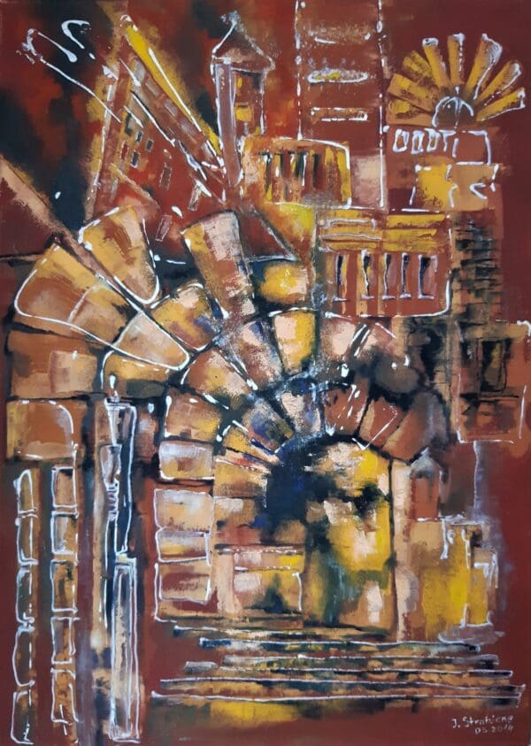 Old Streets Abstract