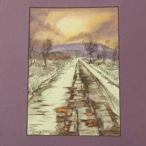 Original watercolor painting