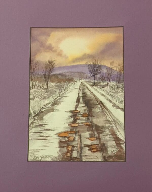 Original watercolor painting