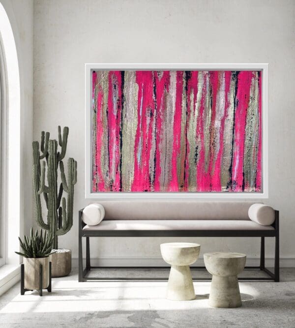 Strike a pose - unique art on canvas
