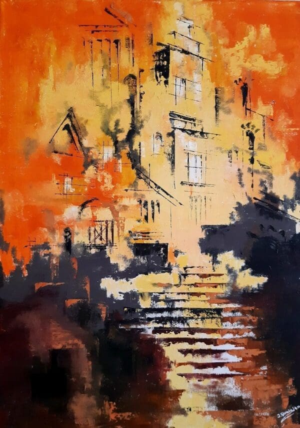 Stairway in Sunrise