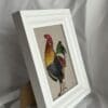 3D Handmade realistic framed rooster sculpture - Image 4