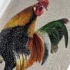 3D Handmade realistic framed rooster sculpture - Image 3