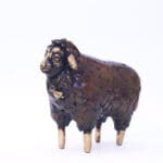Solid Bronze "Connemara Lucky Sheep (Brown)"