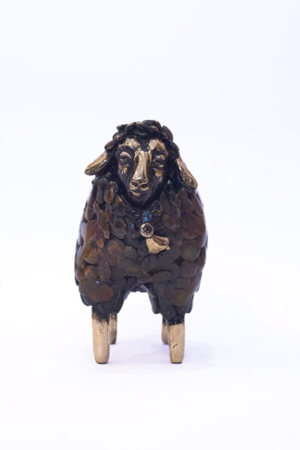 Solid Bronze "Connemara Lucky Sheep (Brown)" - Image 4