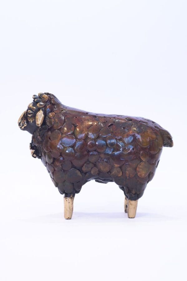 Solid Bronze "Connemara Lucky Sheep (Brown)" - Image 3