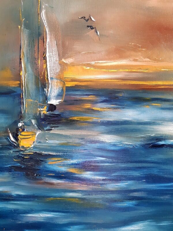 Sailing at Sunset - Image 2