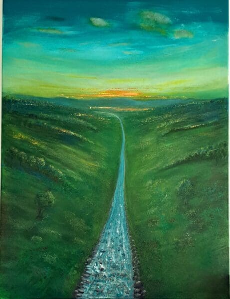 Calm and serene in green