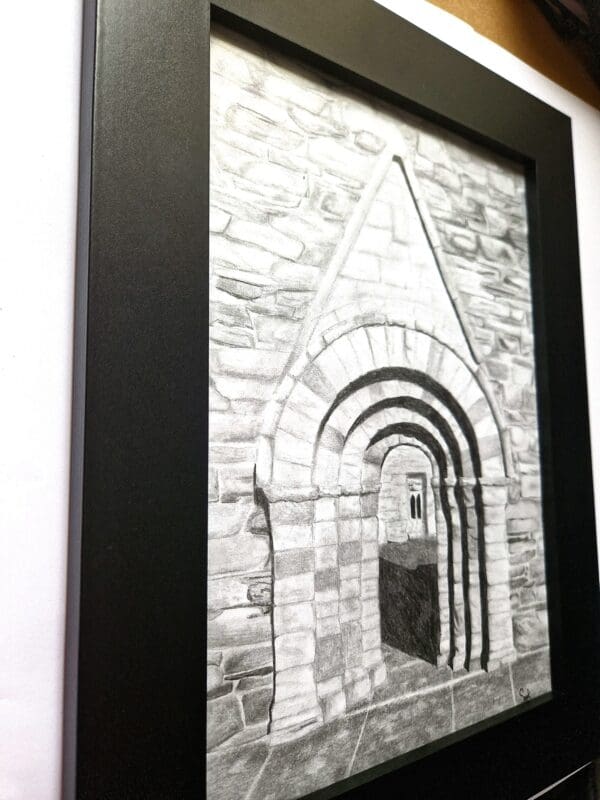 Killeshin Romanesque Doorway (graphite pencils) - Image 3
