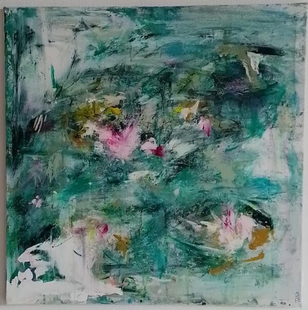 Lily Pond Ardgillan (66cm) FRAMED - Image 2
