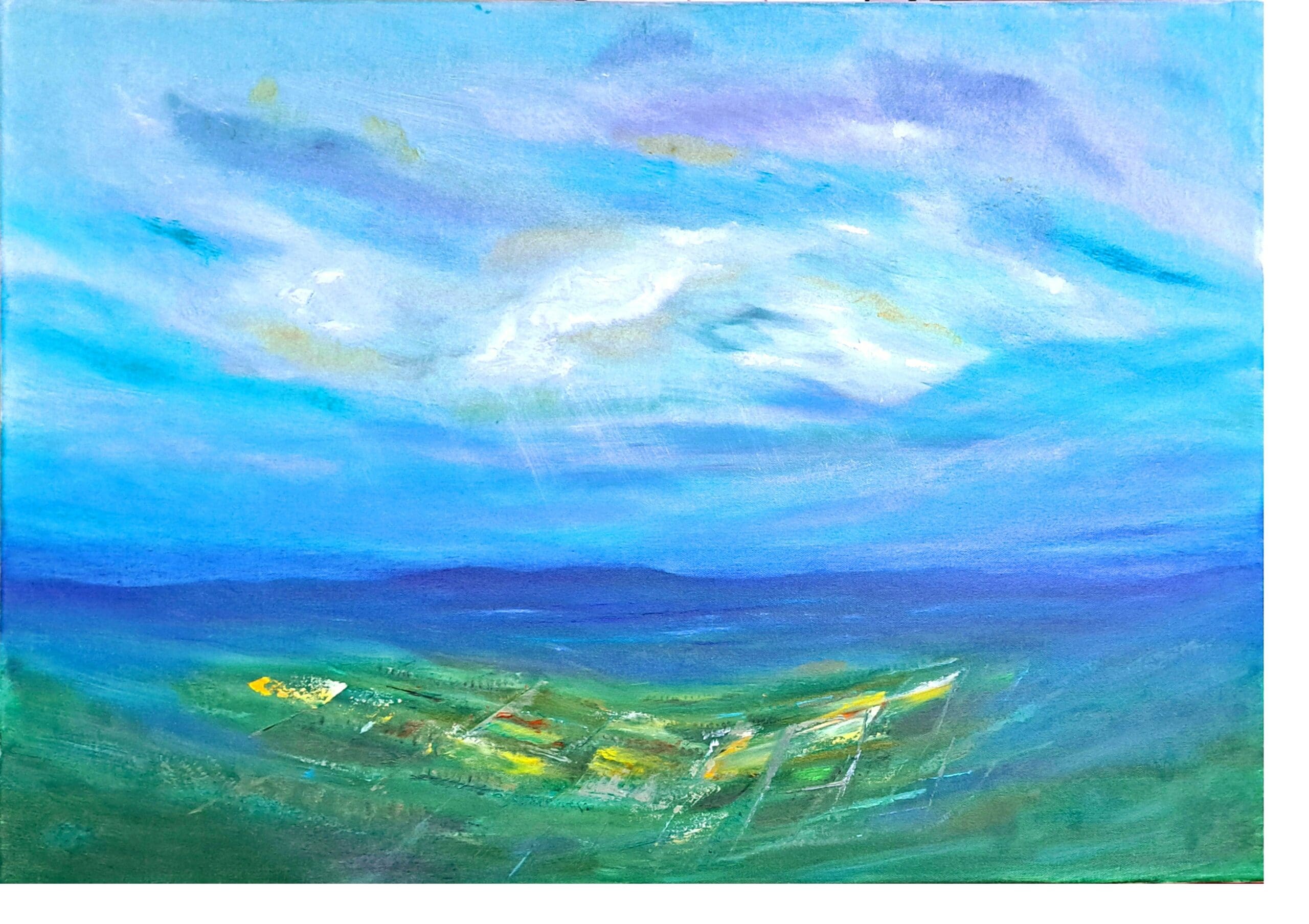 Calm and serene in green III