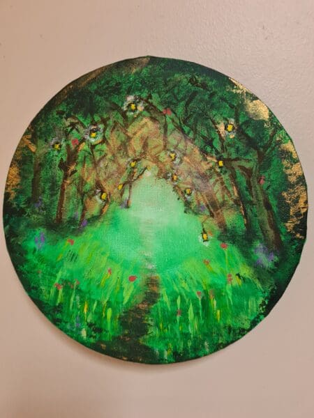 Magical forest entrance