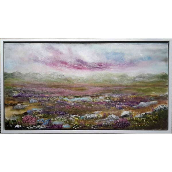 Connemara's Twelve Pins in a Pink Cloud