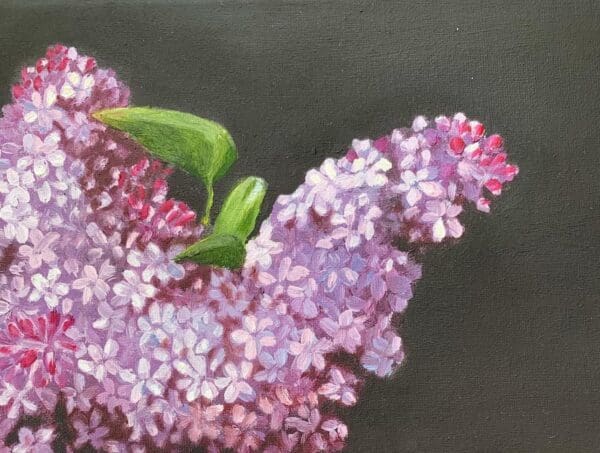 Still life '' Lilacs with lemons'' - Image 5
