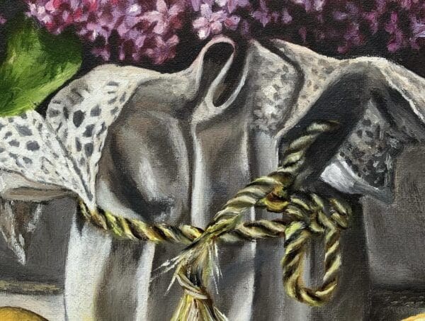 Still life '' Lilacs with lemons'' - Image 6