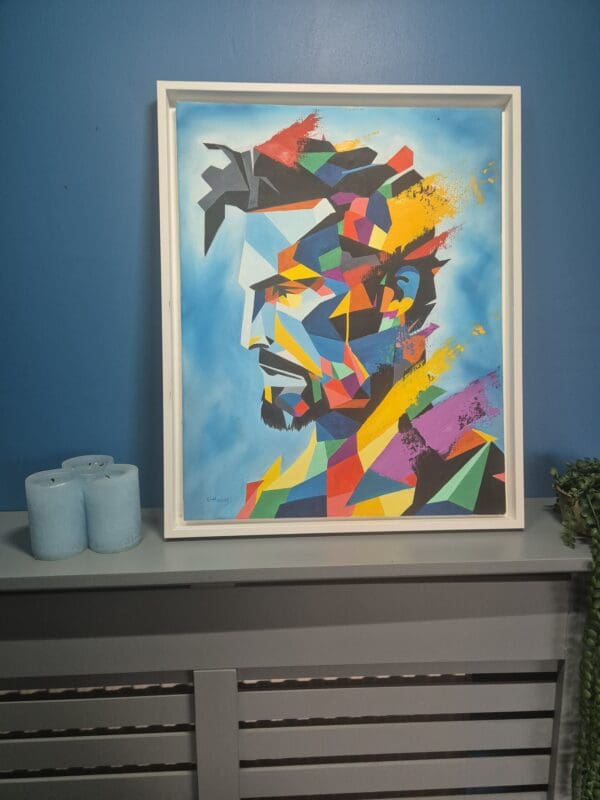 "Fragments" - Semi Abstract Male Portrait - Image 2
