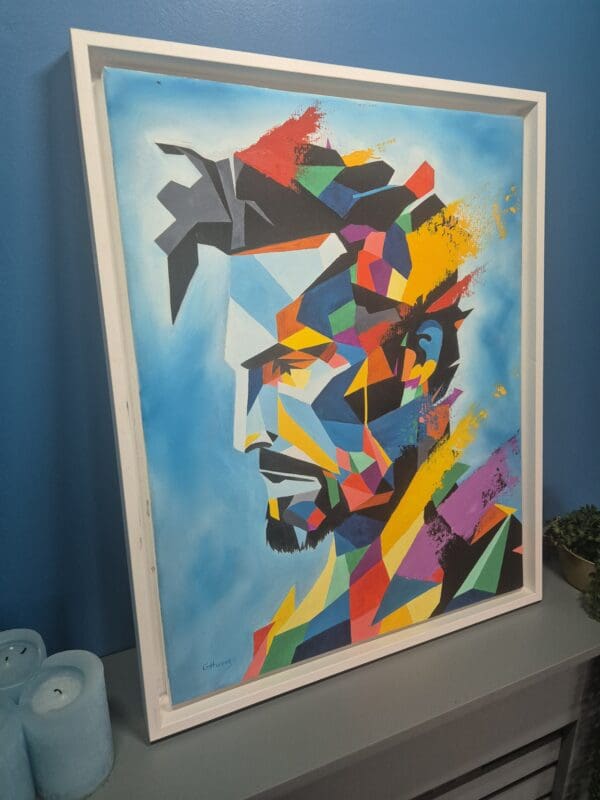 "Fragments" - Semi Abstract Male Portrait - Image 4