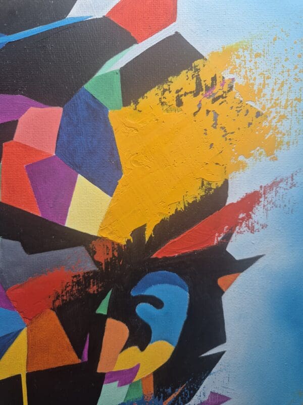 "Fragments" - Semi Abstract Male Portrait - Image 5