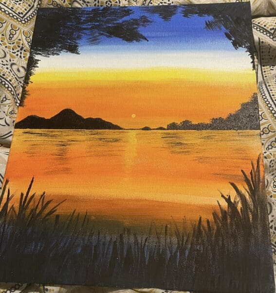 Mountain breeze by the sea