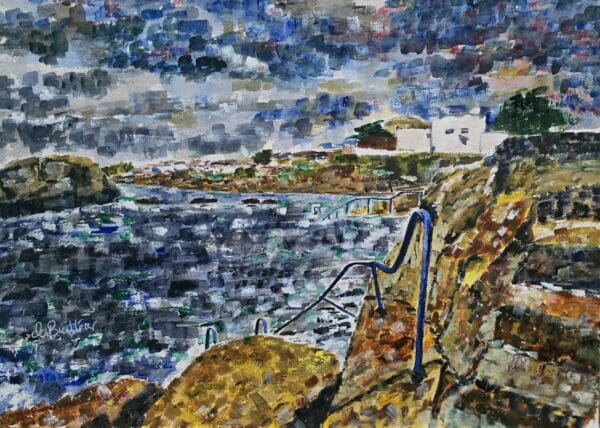 the Forty foot watercolour
