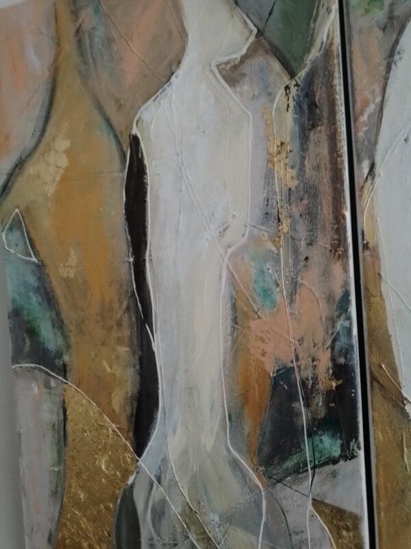 Diptych (Two x 70 x 30 x 1.75 cm) SALE - Image 3