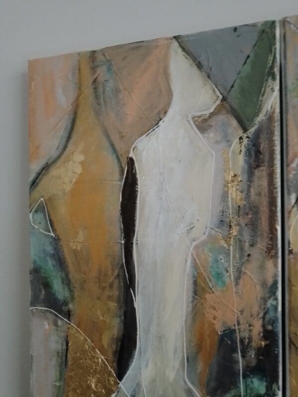 Diptych (Two x 70 x 30 x 1.75 cm) SALE - Image 6