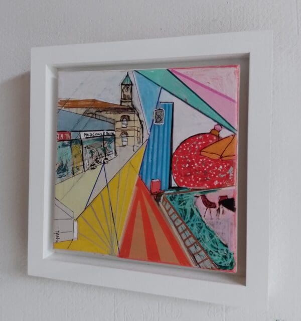 Dun Laoghaire Nov 2024 in Abstract (26cm) FRAMED - Image 2