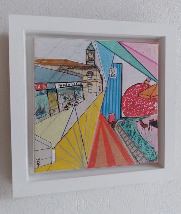 Dun Laoghaire Nov 2024 in Abstract (26cm) FRAMED - Image 3