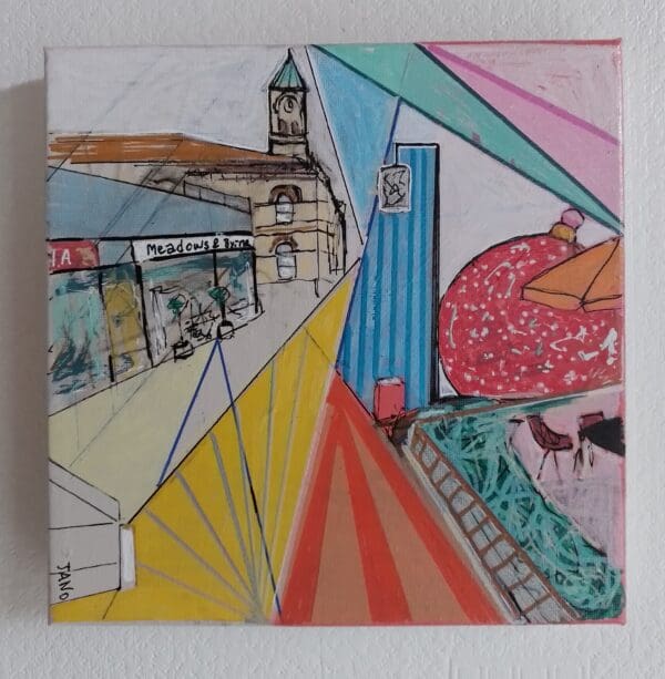 Dun Laoghaire Nov 2024 in Abstract (26cm) FRAMED - Image 9