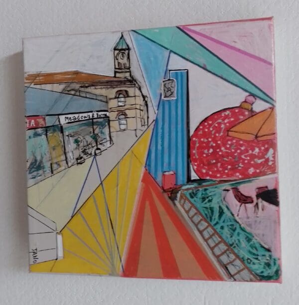 Dun Laoghaire Nov 2024 in Abstract (26cm) FRAMED - Image 8