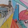 Dun Laoghaire Nov 2024 in Abstract (26cm) FRAMED - Image 7