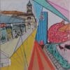 Dun Laoghaire Nov 2024 in Abstract (26cm) FRAMED - Image 6