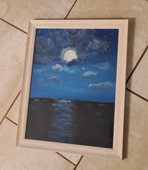 Cloudy moonlight