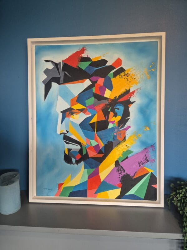 "Fragments" - Semi Abstract Male Portrait - Image 9