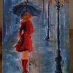 Walking in the rain