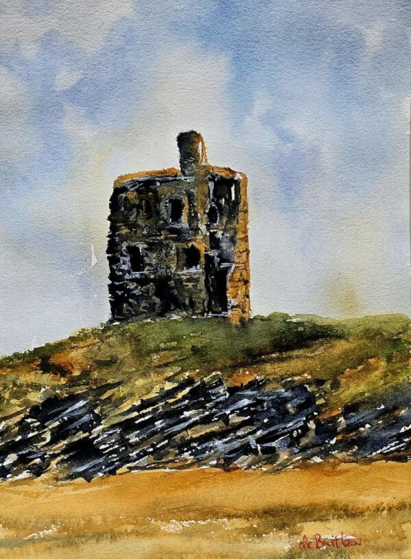 bundoran castle watercolour