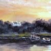 Twilight - Tranquil Sunset Art - Image 7