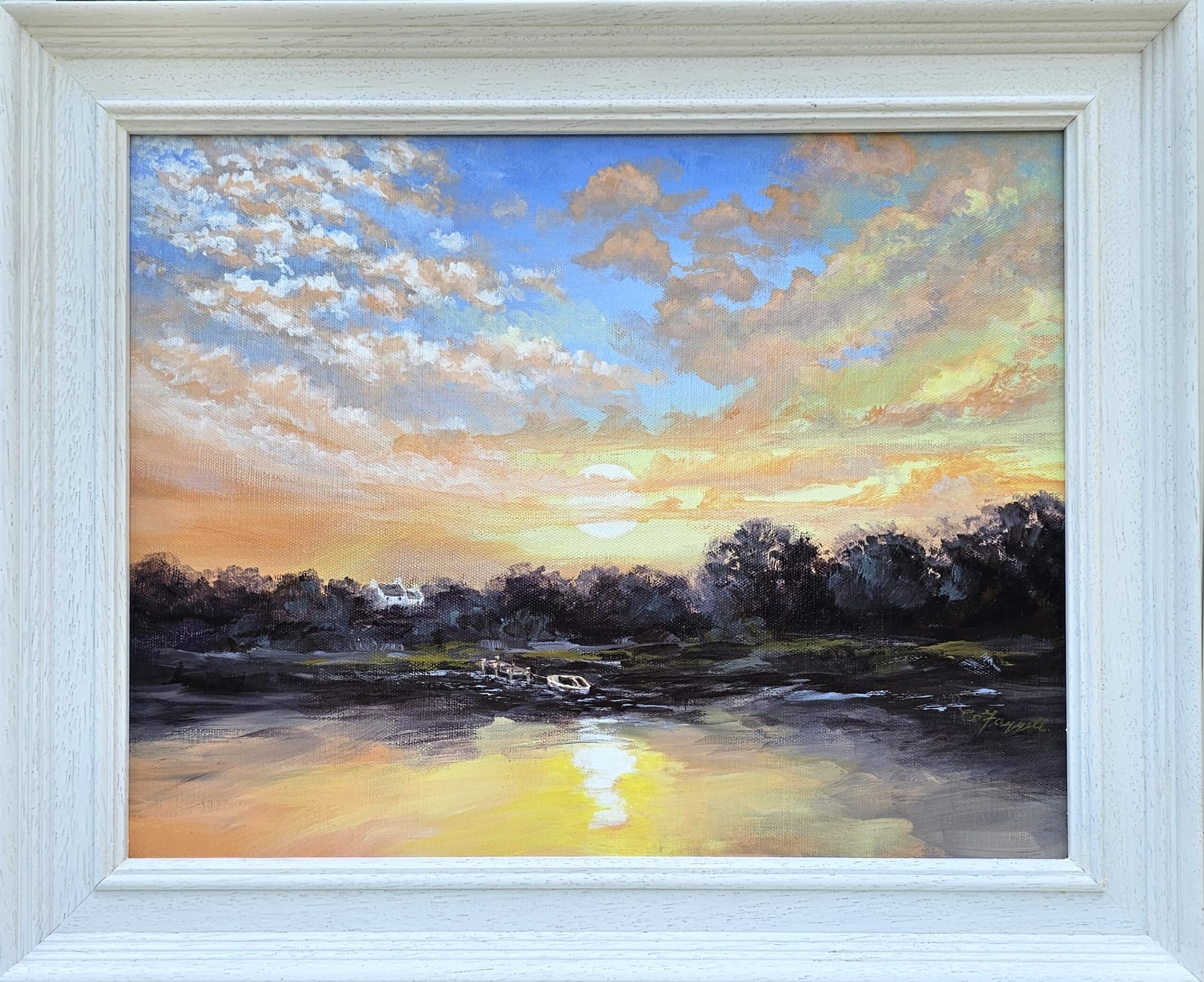 Twilight – Tranquil Sunset Art