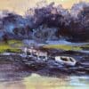 Twilight - Tranquil Sunset Art - Image 4