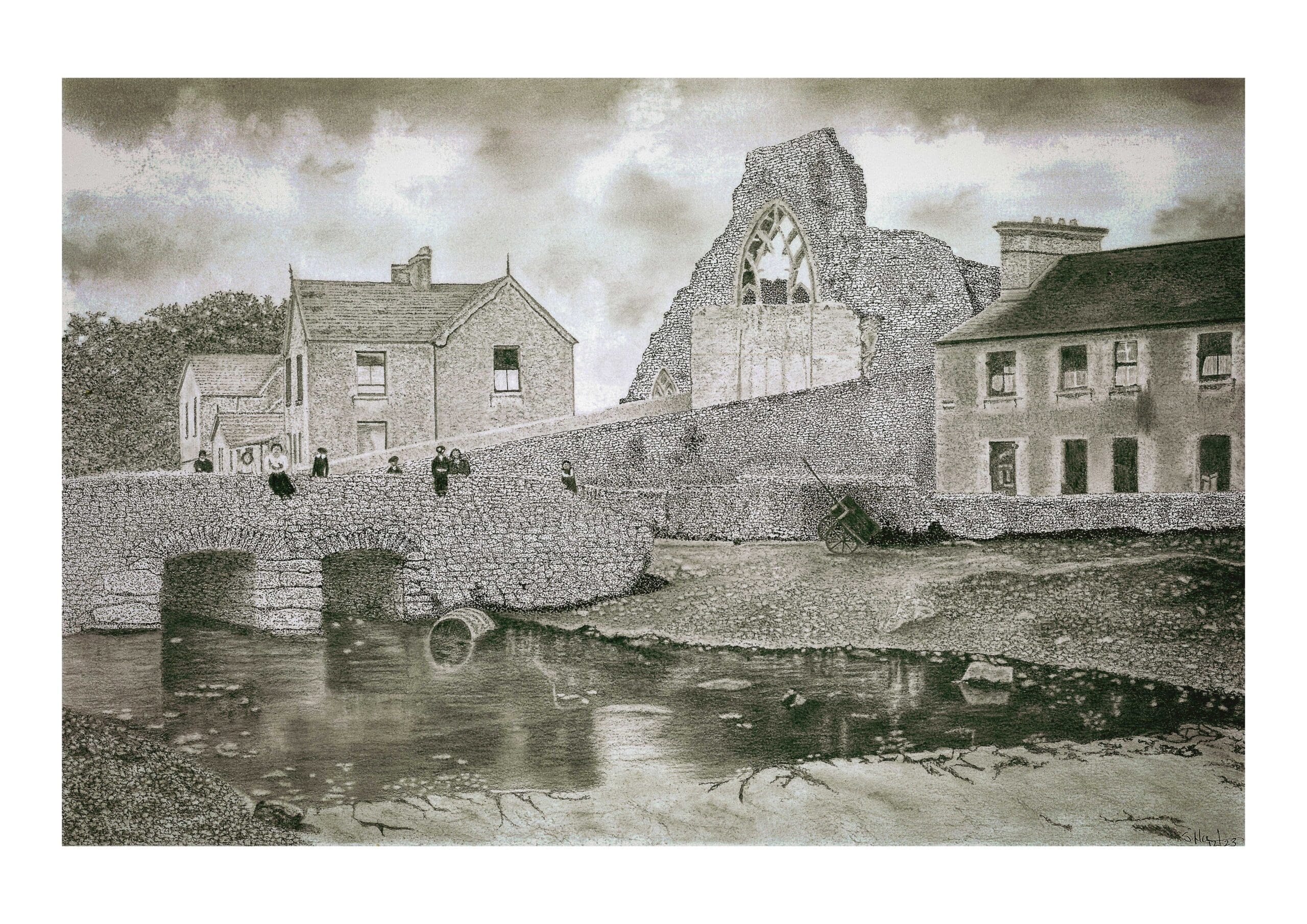 Reflections of Abbey Row Unframed Limited Edition #2-50