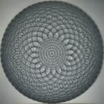 String Art Mandala, Lotus Flower [Unframed]