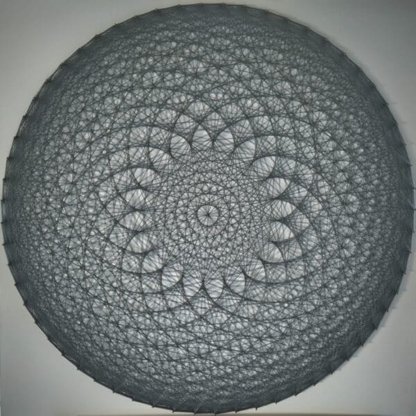 String Art Mandala, Lotus Flower [Unframed]