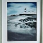 pastel seascape
